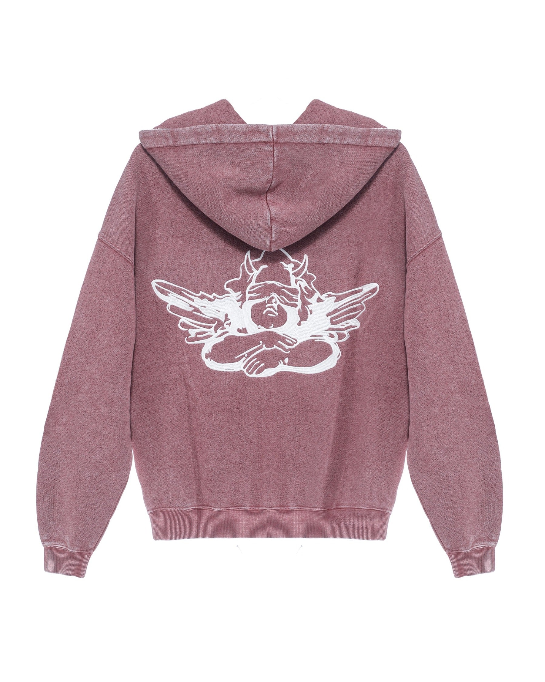 Boys Lie Patched Up All-Star Racer Hoodie – Dusty Pink - Image 3