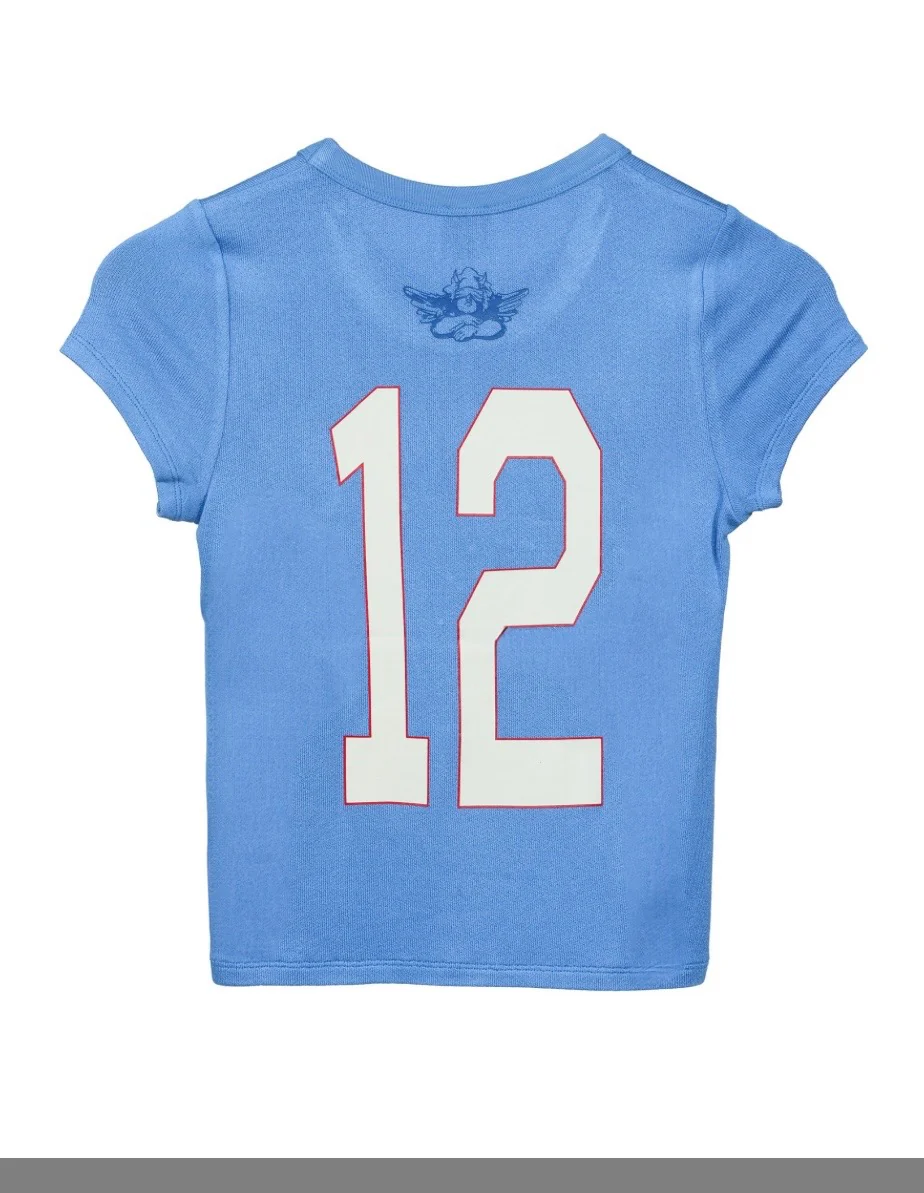 Boys Lie Sporting Blues Baby Tee - Image 2