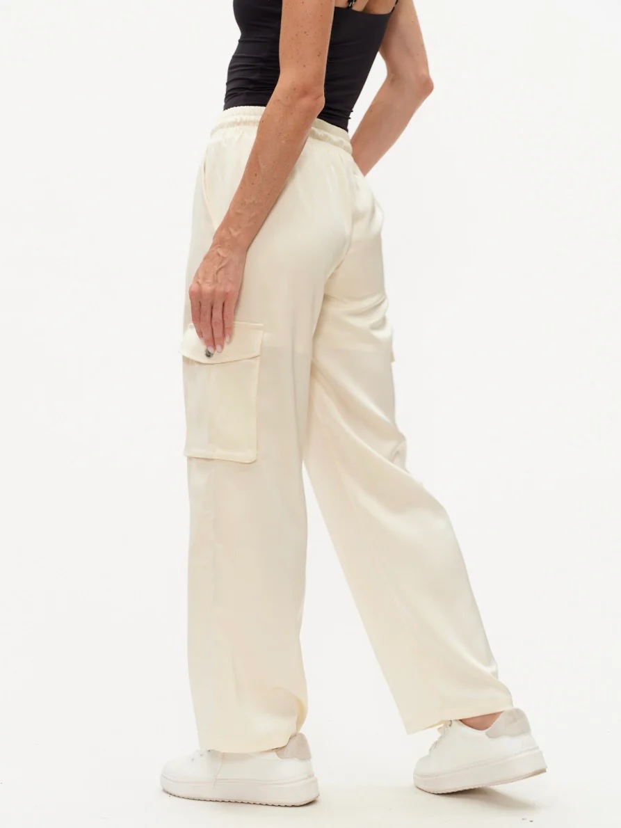Elsa Satin Cargo Pant by Six Fifty - Image 3