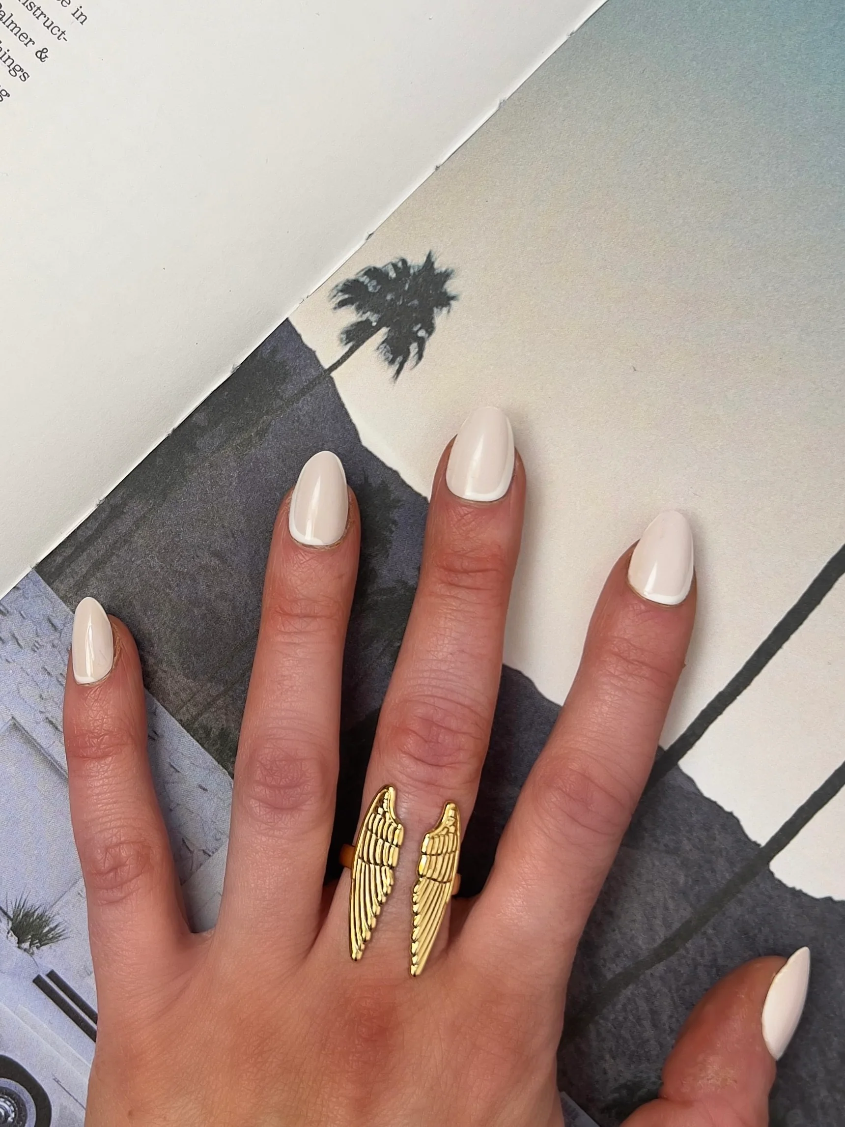 Guardian Angel Statement Ring - Image 2