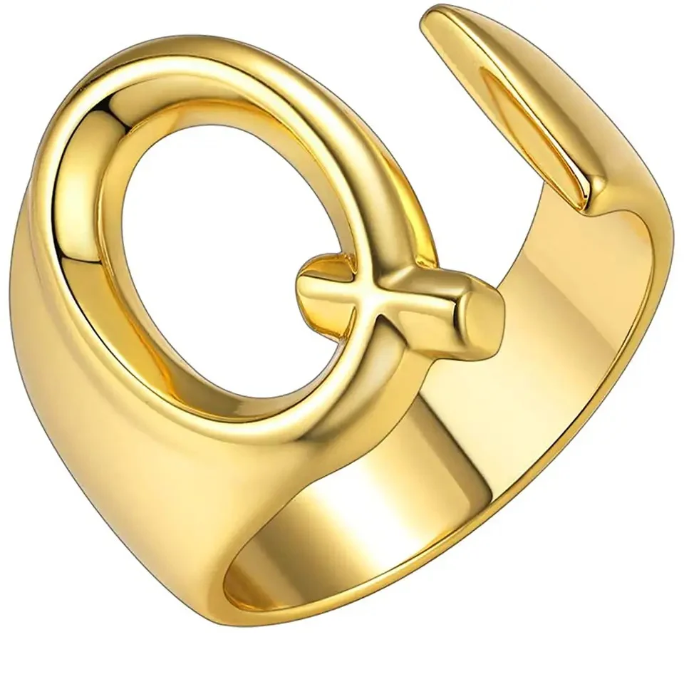 Lido Bold Initial Ring - Image 17