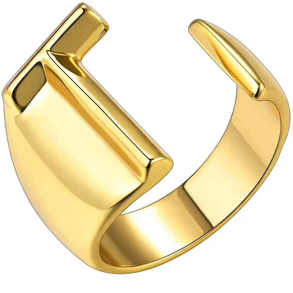 Lido Bold Initial Ring - Image 20