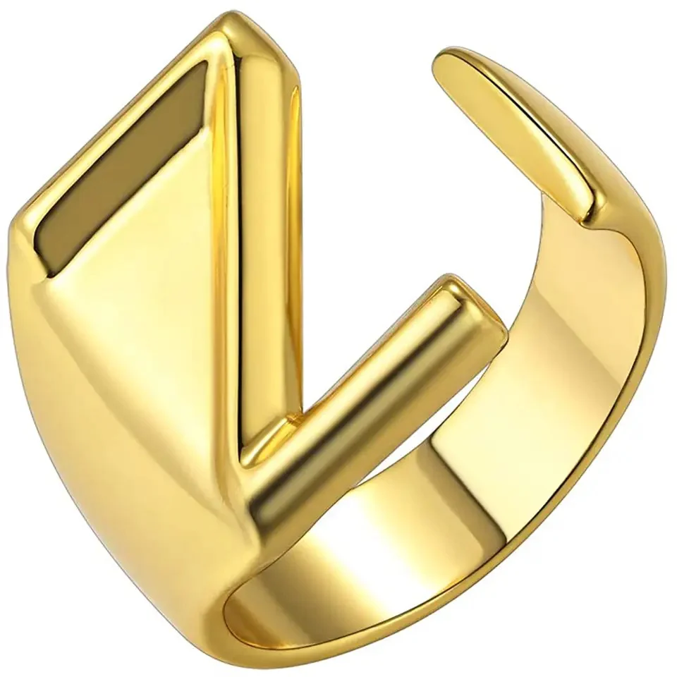 Lido Bold Initial Ring - Image 23
