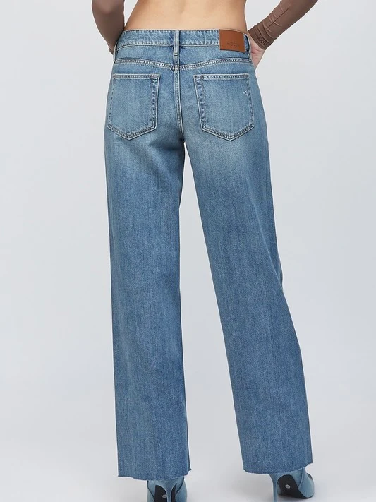 Logan Low Rise Super Soft Wide Leg Jean - Image 4