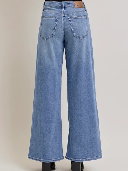 Nori Mid Rise Wide Leg Jean - Image 4