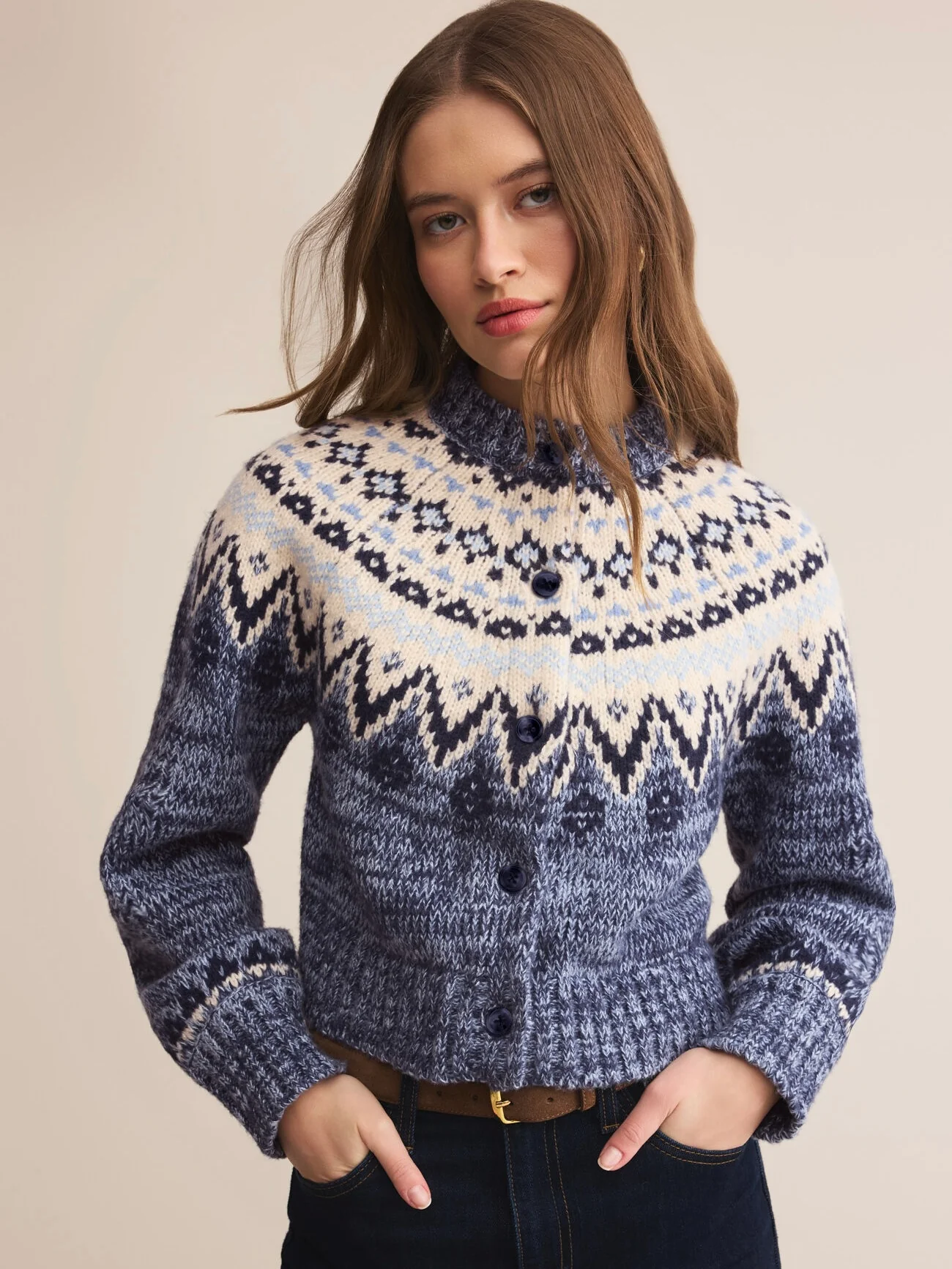 North Sea Fairisle Cardigan - Image 2