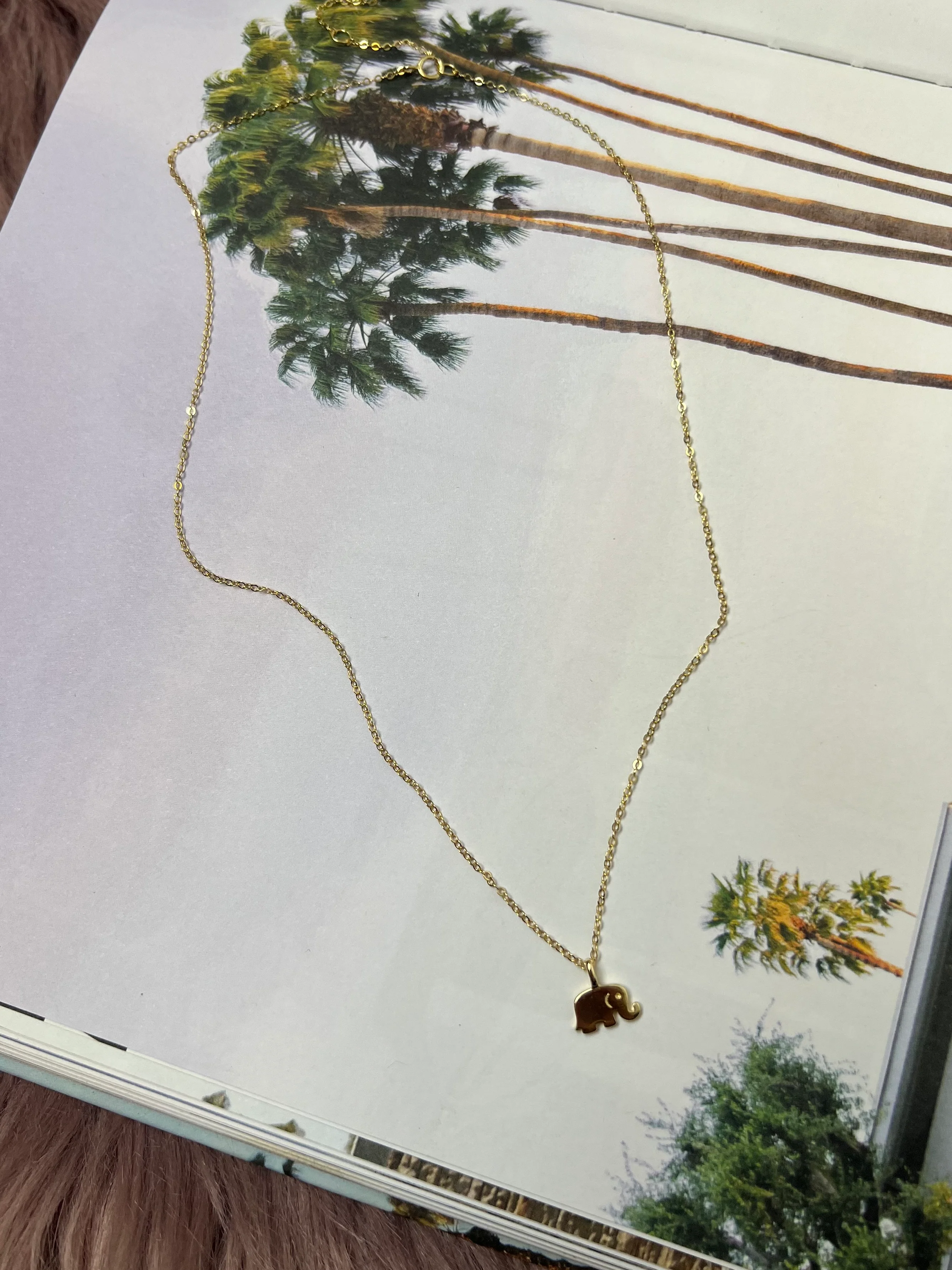 Petite Lucky Elephant Necklace
