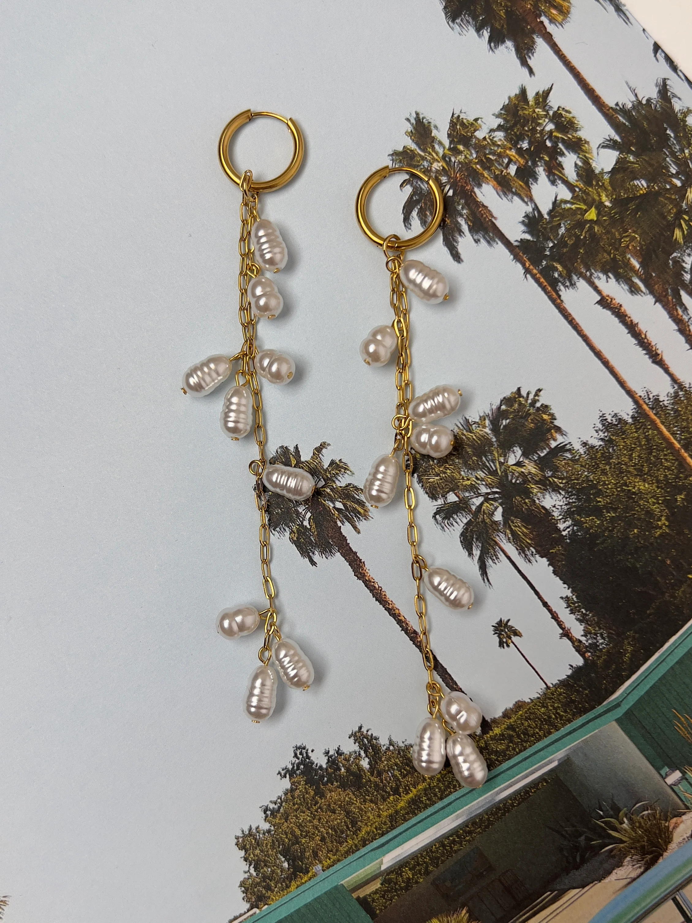 Priscilla Pearl Dangle Earring
