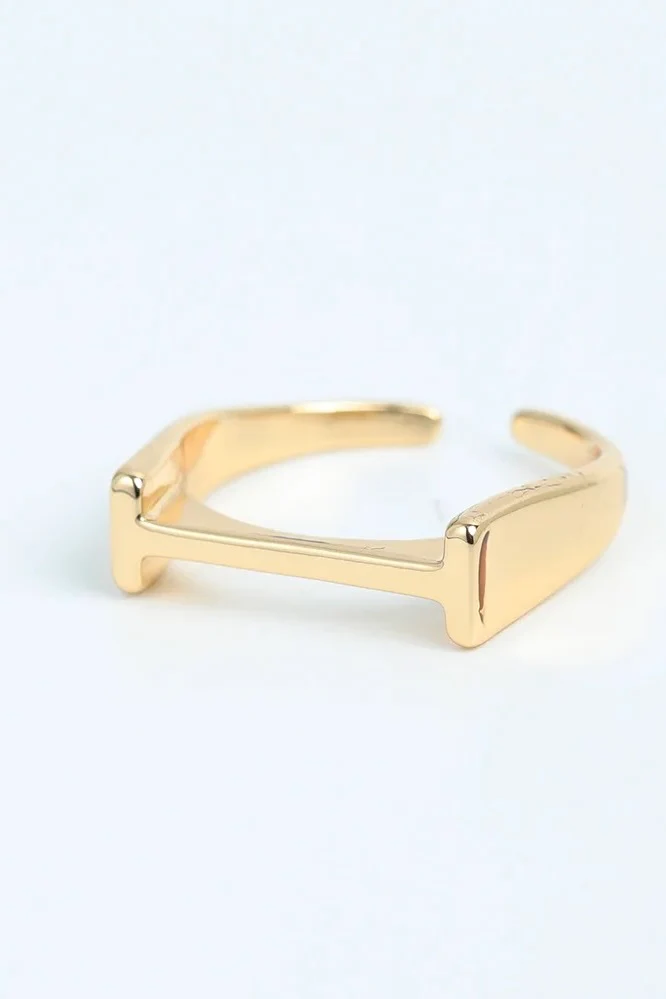 Sloane Slim Initial Ring - Image 10
