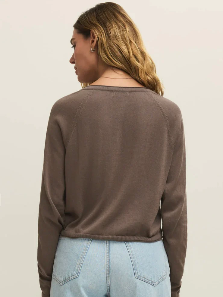 Z-Supply The Perfect Layer Cardigan - Perfectly Taupe - Image 2