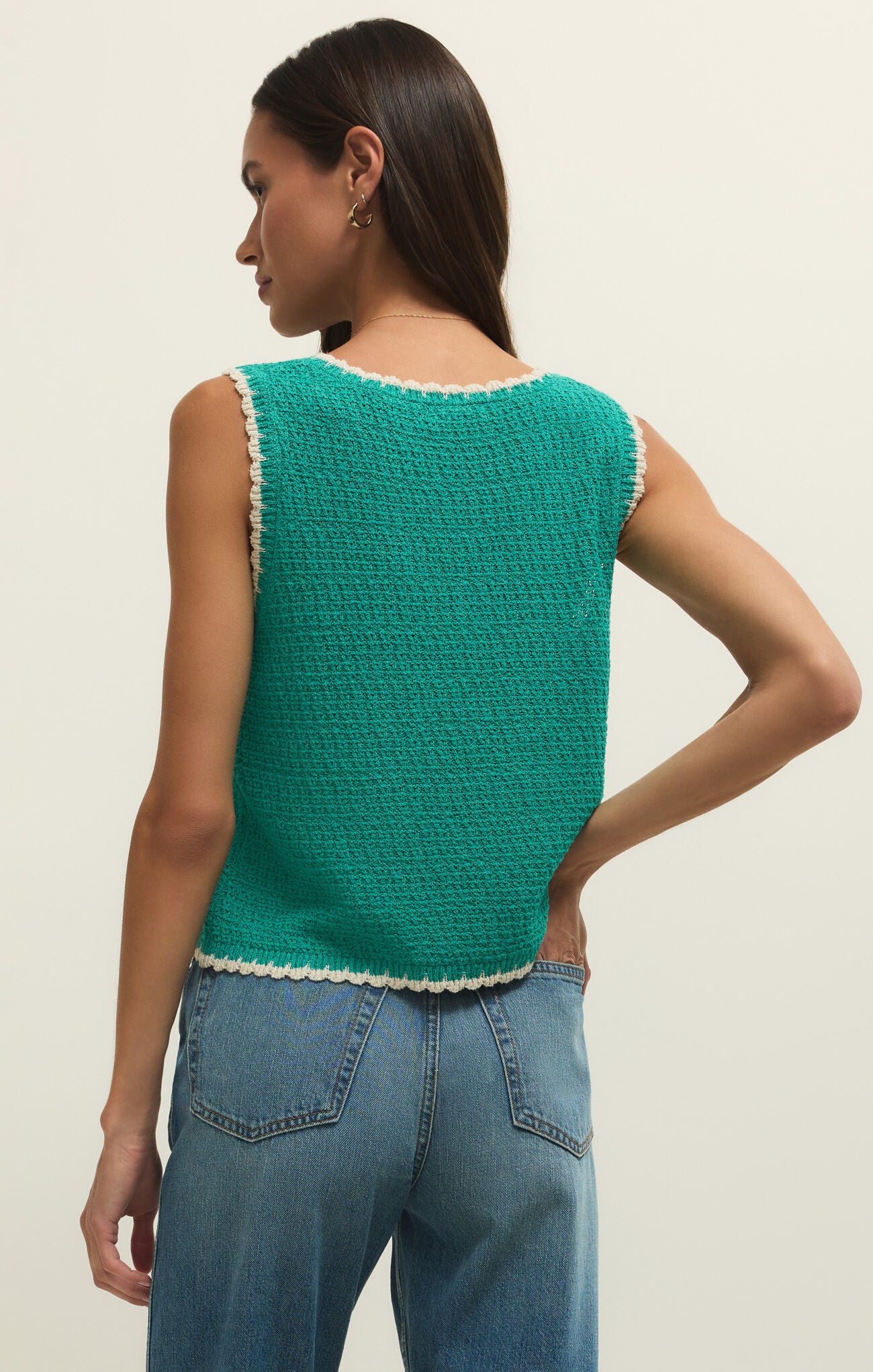 Yessenia Whipstitch Sweater Tank - Image 2